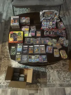 MASSIVE Pokemon & One Piece Lot mostly Pokemon sealed/open/graded etc!!!! - Image 1