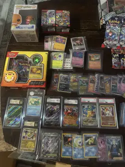 MASSIVE Pokemon & One Piece Lot mostly Pokemon sealed/open/graded etc!!!! - Image 2