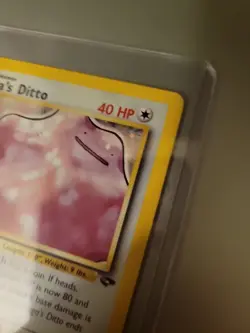Koga's Ditto Pokemon Holo 10/132 Gym Challenge Hologram Single Card Unused - Image 3
