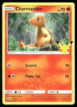 Charmander 9/25 McDonalds Promo Pokemon TCG trading card - Image 1