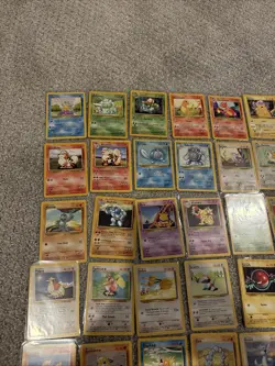 Vintage Pokemon Base Set Unlimited Lot 53 Cards All Different - Image 2
