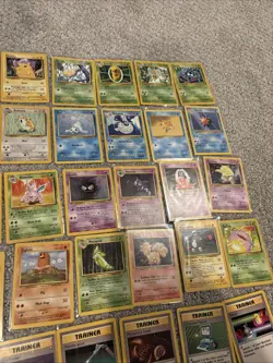 Vintage Pokemon Base Set Unlimited Lot 53 Cards All Different - Image 3