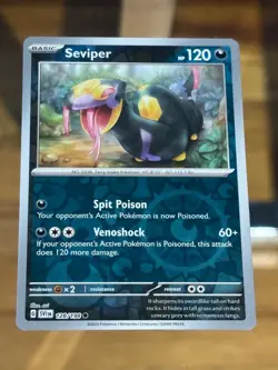Seviper 128/198 Reverse Holo Pokemon Card Buy 2 Get 1 Free - Image 1