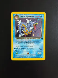 Dark Gyarados 8/82 Holo Team Rocket Pokemon Card WOTC - Image 1