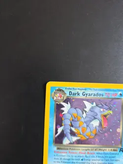Dark Gyarados 8/82 Holo Team Rocket Pokemon Card WOTC - Image 2