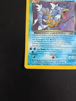 Dark Gyarados 8/82 Holo Team Rocket Pokemon Card WOTC - Image 5