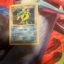 Pokemon Gyarados Holo Shadowless Rare TCG Base Set Card 6/102 Lp - Image 1