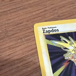 Pokemon TCG Zapdos Base Set 2 Holo Unlimited Rare Card 20/130 MP/LP - Image 2