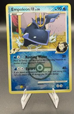 EMPOLEON FB 27/147 Supreme Victors CROSSHATCH League Promo Pokemon TCG card LP+ - Image 1
