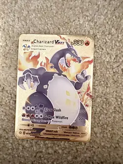 Four Golden Medal Rare Pokemon Cards. Giant Max Edition ￼￼ - Image 3