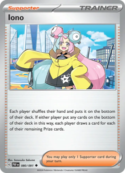 Pokemon TCG Iono Scarlet & Violet Paldean Fates 080/091 & 185/193 - Image 2