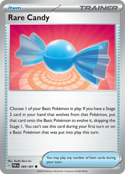 Pokemon TCG Rare Candy 89/91 Pokemon Scarlet & Violet Paldean Fates - Image 2