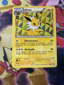 Jolteon BW91 Holo Pokemon Black Star Promo - Italian Rare - Image 1
