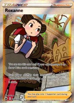 Pokemon Crown Zenith Full Art Holo Roxanne #GG66/GG70 NM (SKU 1-2) - Image 1