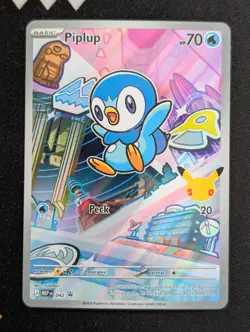 Piplup - 042 ME: Mega Evolution Promo Pokemon NM Holo - Image 1