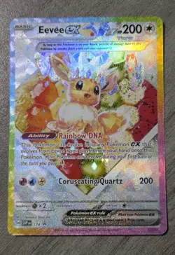 Eevee ex SVP174 Pokemon Prismatic Evolutions Black Star Promo NM - Image 1