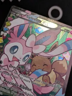 Sylveon EX (Full Art) RC32/RC32 Generations: Radiant Collection Pokemon LP Holo - Image 3