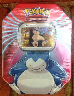 Knockout Tin ft: SNORLAX Cosmos Holo Card Promo & 3pks Pokemon [2021] ☆NEW☆ - Image 1
