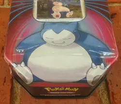 Knockout Tin ft: SNORLAX Cosmos Holo Card Promo & 3pks Pokemon [2021] ☆NEW☆ - Image 3