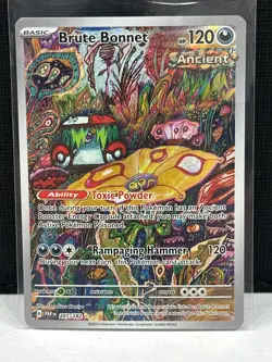 Brute Bonnet 207/182 - SV04: Paradox Rift Illustration Rare Pokemon TCG NM - Image 1