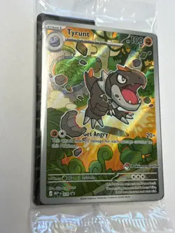 Pokemon - Tyrunt 070 Pokemon Center Stamp Black Star Promo SEALED - Image 2