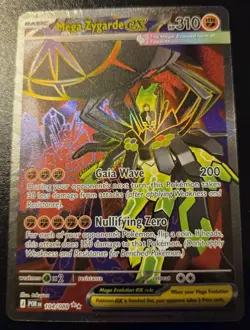 Mega Zygarde EX 104/088 Full Art Ultra Rare Mega Evolution Perfect Order Pokemon - Image 1