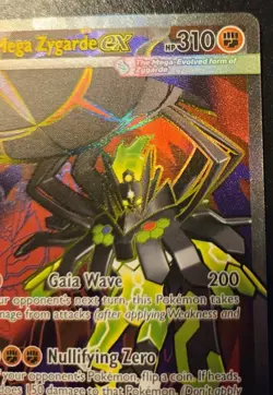 Mega Zygarde EX 104/088 Full Art Ultra Rare Mega Evolution Perfect Order Pokemon - Image 3