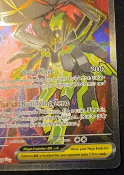 Mega Zygarde EX 104/088 Full Art Ultra Rare Mega Evolution Perfect Order Pokemon - Image 5