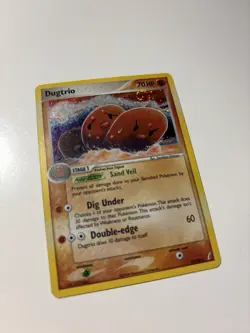 Pokemon TCG Dugtrio Crystal Guardians Holo 2006 5/100 Vintage SWIRL - LP - Image 1