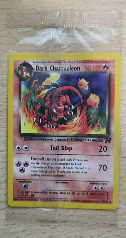 Pokemon SEALED Dark Charmeleon 32/82 Gold W Stamp 1999 NM KRAFT PROMO Free Post - Image 1