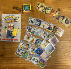 Vintage 1999 Artbox Pokemon Sticker Binder + 145/151 Base + 27 Holo + 7 Gold! - Image 1