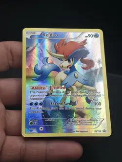 Keldeo - XY118 Full Art Pokemon TCG Black Star XY Promo Holo LP - Image 3