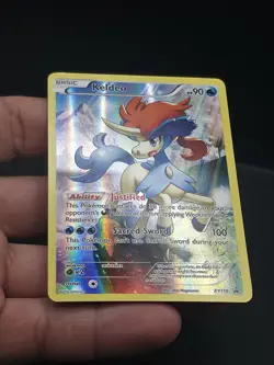 Keldeo - XY118 Full Art Pokemon TCG Black Star XY Promo Holo LP - Image 4