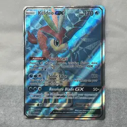 Pokemon TCG Keldeo GX (Full Art) 219/236 Sm - Unified Minds Holo Rare 2019 NM - Image 1