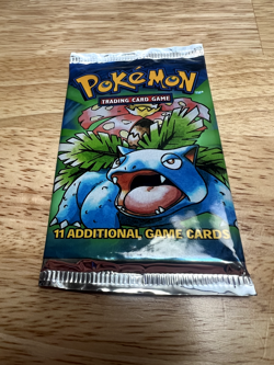 *HEAVY* Pokemon WOTC Base Set Booster Pack Venusaur Art Brand New/Sealed! 🔥 - Image 1