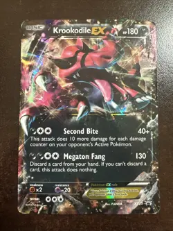 Krookodile EX XY25 Pokemon TCG XY Promos HP/DMG - Image 1