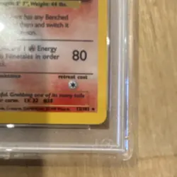 Pokemon 1999 Base Set Ninetales Holo Rare 12/102 PSA 8 Wizards of the Coast - Image 4