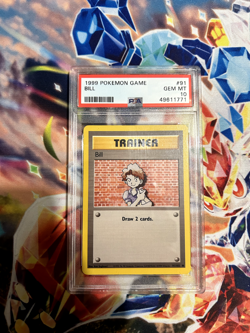Pokemon TCG - Bill 91/102 Base Set Unlimited PSA 10 - Image 1