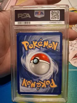 1999 Pokemon Base Set Machamp Holo Rare 008/102 1st Edition PSA 7 Near Mint - Image 2