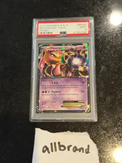 2012 Pokemon B&W Mewtwo EX Holo #BW45 Promo PSA 9 MINT EXTREMELY LOW POP - Image 1