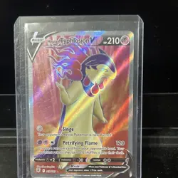 Pokemon Hisuian Typhlosion V Ultra Rare Full Art Holo 169/189 Astral Radiance - Image 1