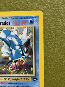 Misty's Gyarados 13/132 Holo Gym Challenge Pokemon TCG - Played/HP WOTC Vintage - Image 4