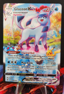 Pokemon TCG Glaceon VMAX 209/203 Evolving Skies Alternate Art MP (see condition) - Image 1
