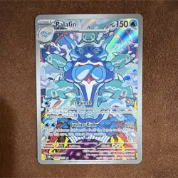 Pokemon Palafin 200/197 SV03 Obsidian Flames Illustration Rare Holo 150 HP - Image 1