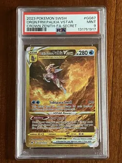 PSA 9 Pokemon TCG Crown Zenith #GG67/GG70 Origin Forme Palkia VSTAR - Image 1