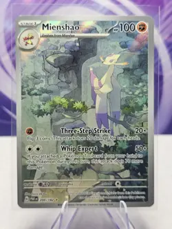 Mienshao 200/182 Illustration Rare SV04: Paradox Rift NM Pokemon - Image 1