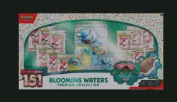 Pokemon Blooming Waters Premium Collection Scarlet & Violet 151 Sealed Box Tcg - Image 1