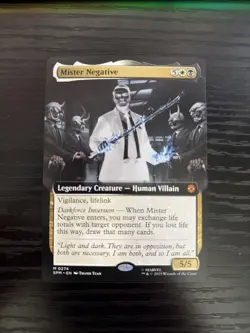 MTG Mister Negative SPM 0274 Mythic NON FOIL Extended Art - Image 1