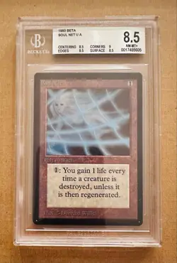 Soul Net - BETA - MTG - BGS 8.5 NM-MT+. Quad + - Image 1