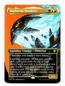 Maelstrom Wanderer (Borderless) - [Commander Masters] MTG CMM 684 🌳💧🔥 - Image 1